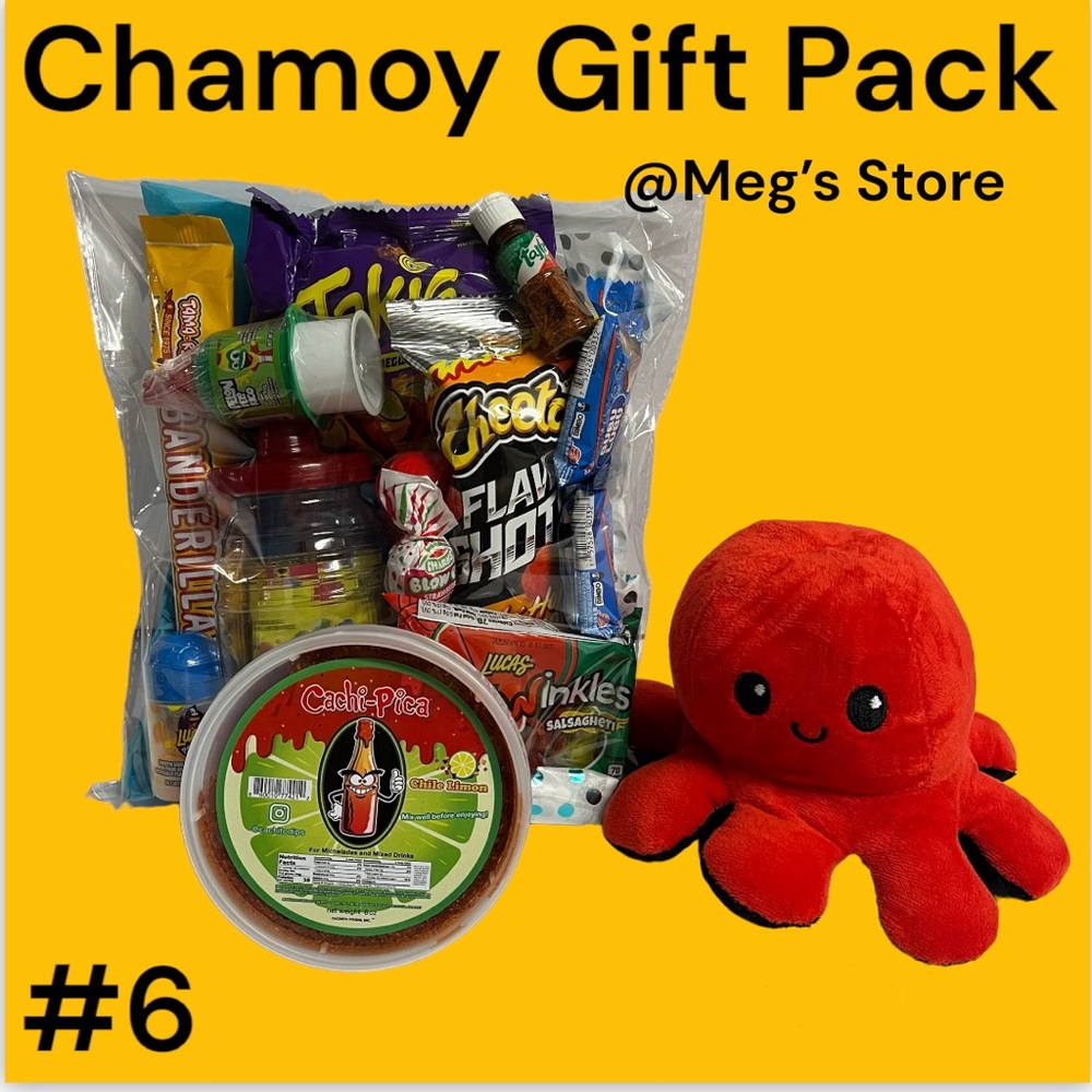 Chamoy 16 piece with Plushie Gift pack